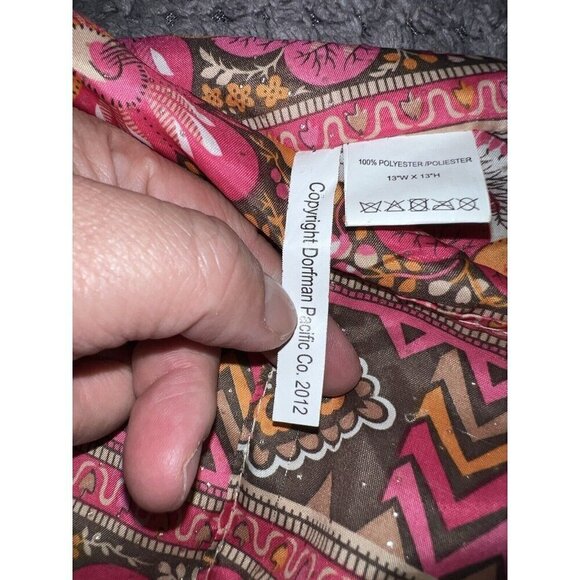 CAPPELLI Straworld Rattan and Multicolor Tiered Ruffles Double Top Handles Bag - Picture 16 of 16